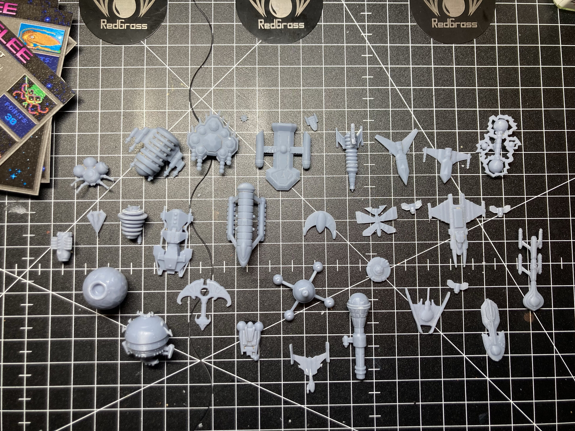 Fresh from the printer, still unpainted